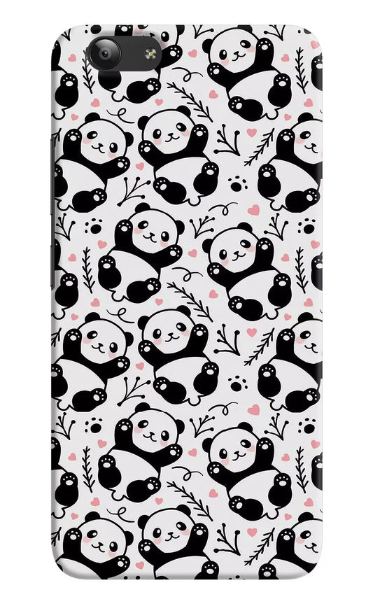 Cute Panda Vivo Y53 Hard Case Back Cover by Casekaro