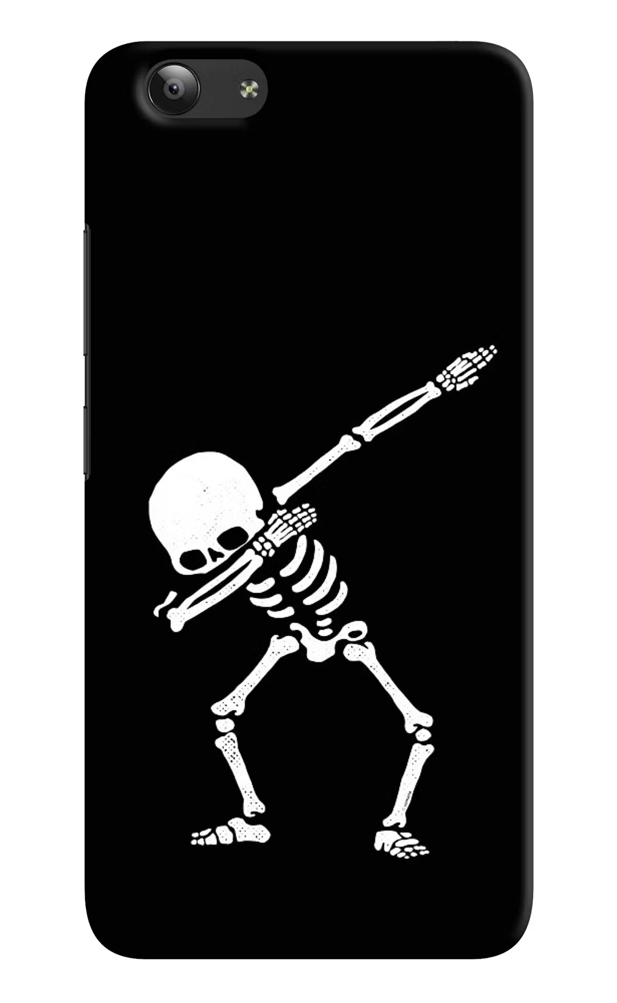 Dabbing Skeleton Art Vivo Y53 Hard Case Back Cover by Casekaro