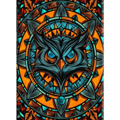 Angry Owl Art Vivo Y53 Hard Case Back Cover by Casekaro