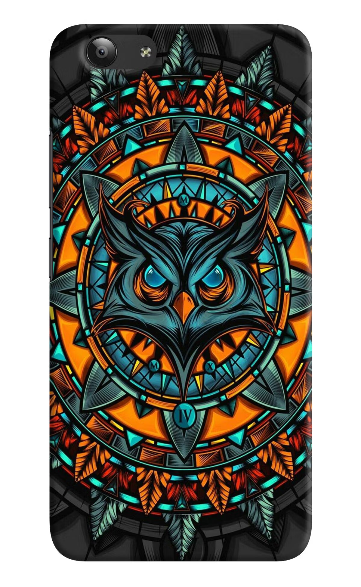 Angry Owl Art Vivo Y53 Hard Case Back Cover by Casekaro