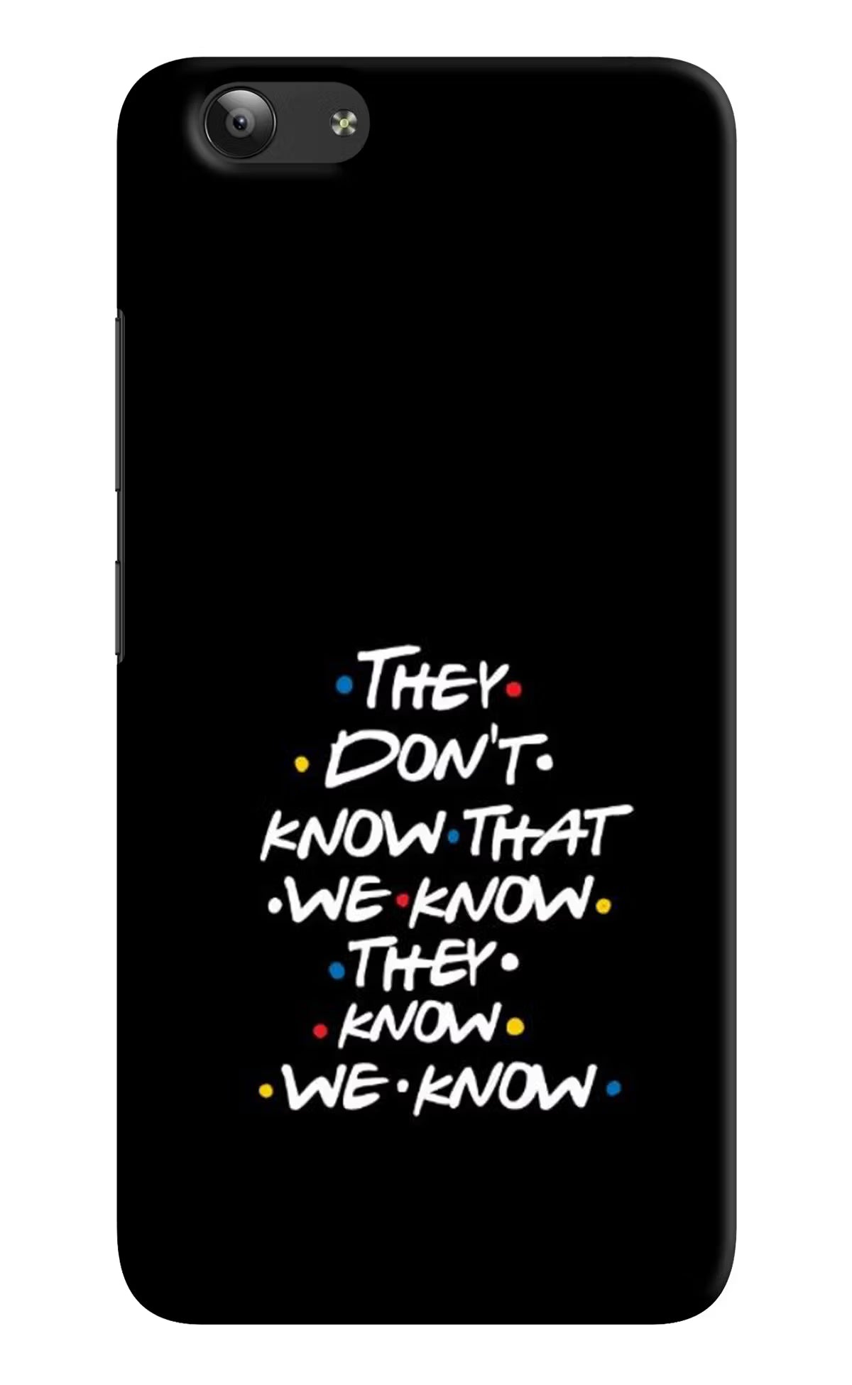 FRIENDS Dialogue Vivo Y53 Hard Case Back Cover by Casekaro