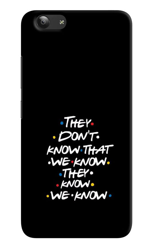 FRIENDS Dialogue Vivo Y53 Hard Case Back Cover by Casekaro