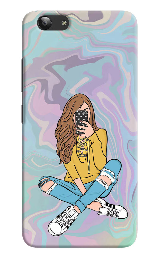 Selfie Girl Vivo Y53 Hard Case Back Cover by Casekaro