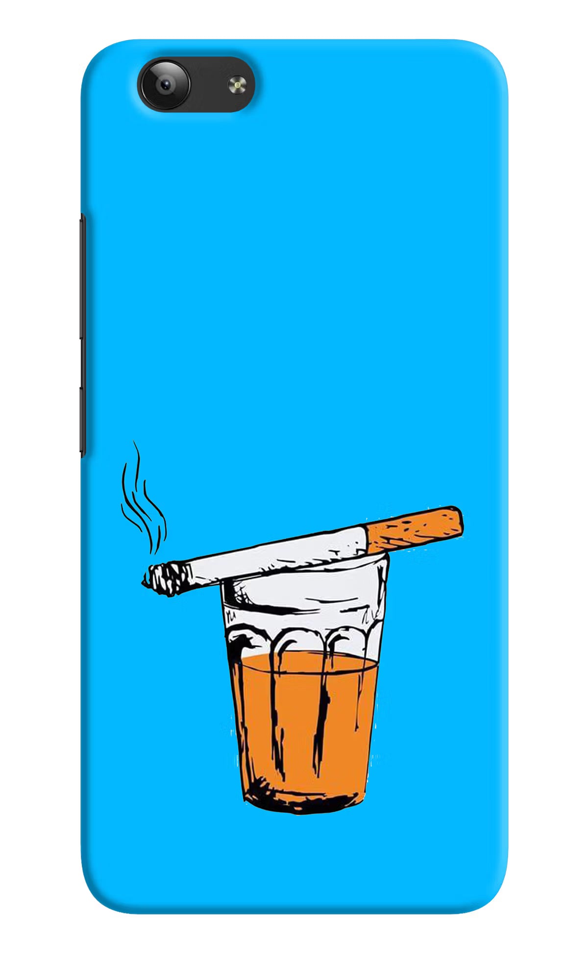 Chai Sutta Vivo Y53 Hard Case Back Cover by Casekaro