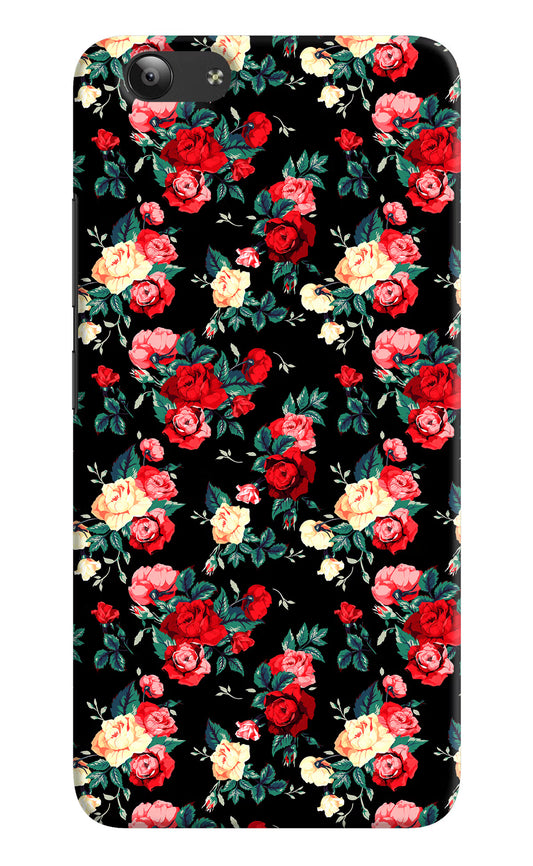 Rose Pattern Vivo Y53 Hard Case Back Cover by Casekaro