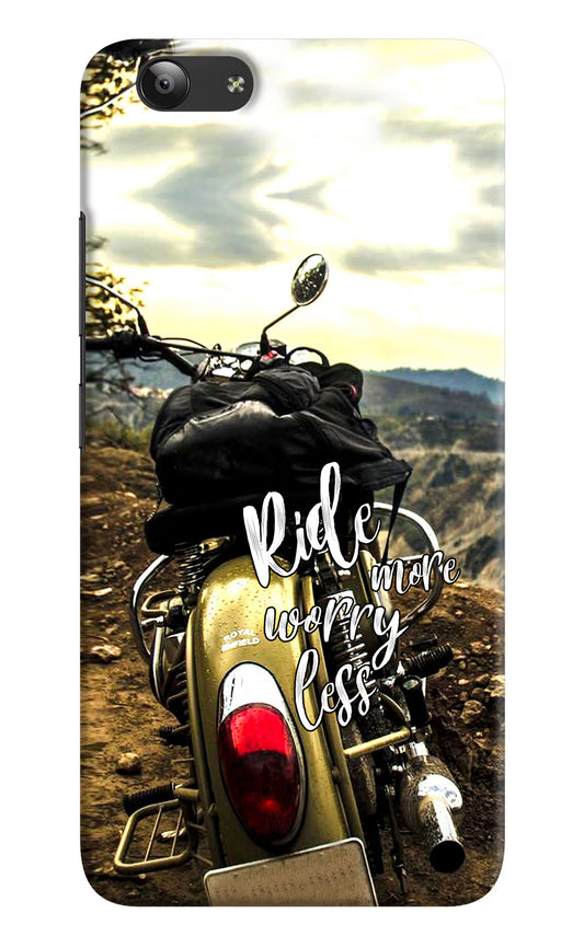 Ride More Worry Less Vivo Y53 Hard Case Back Cover by Casekaro