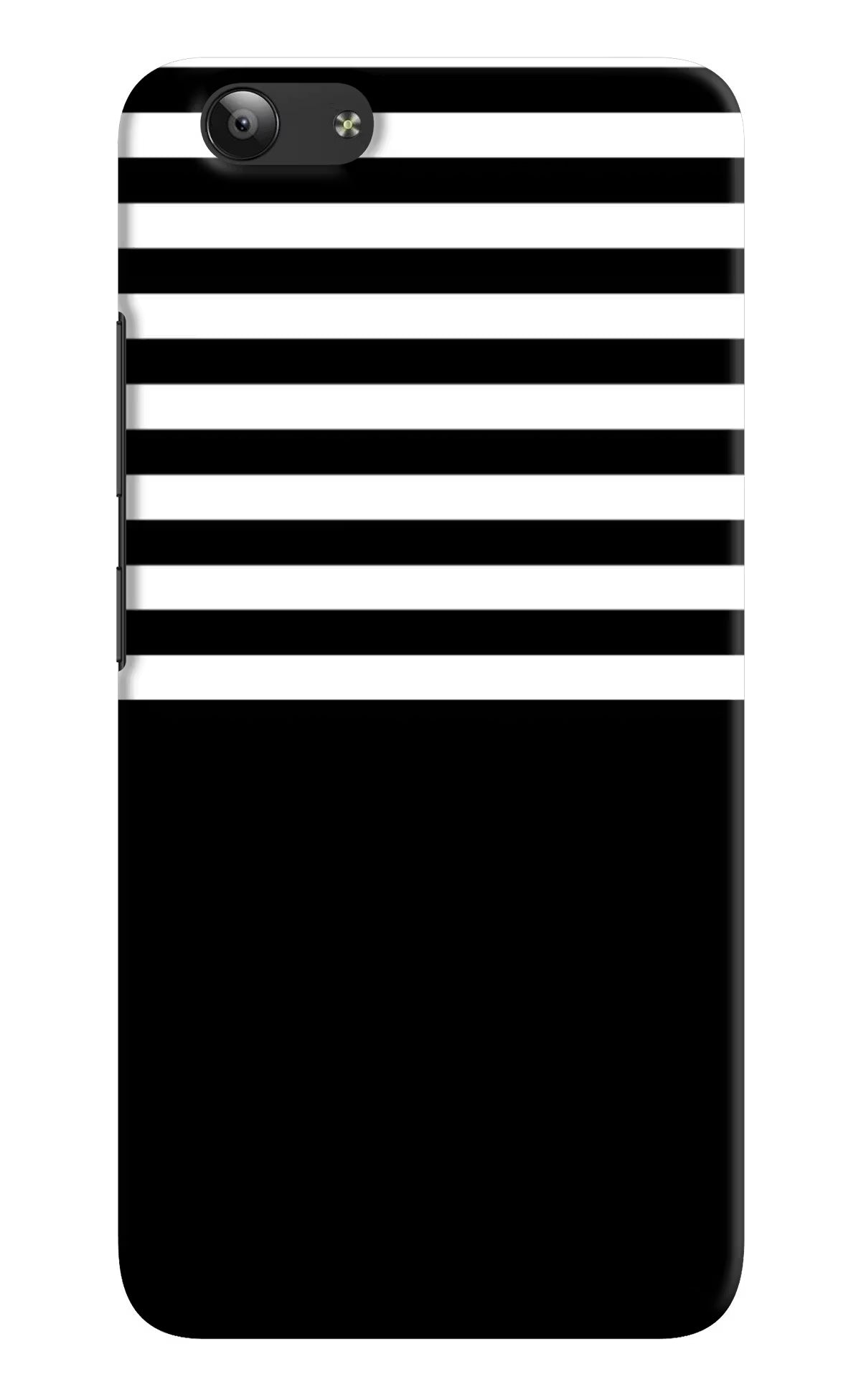 Black and White Print Vivo Y53 Hard Case Back Cover by Casekaro