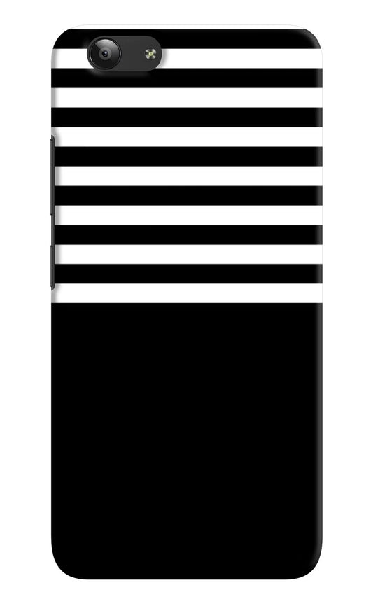 Black and White Print Vivo Y53 Hard Case Back Cover by Casekaro