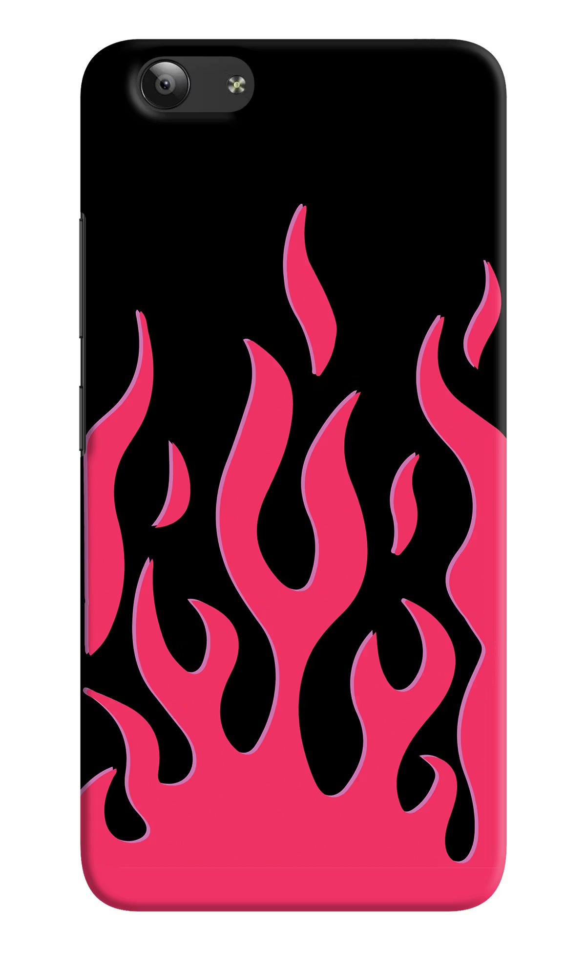 Fire Flames Vivo Y53 Hard Case Back Cover by Casekaro