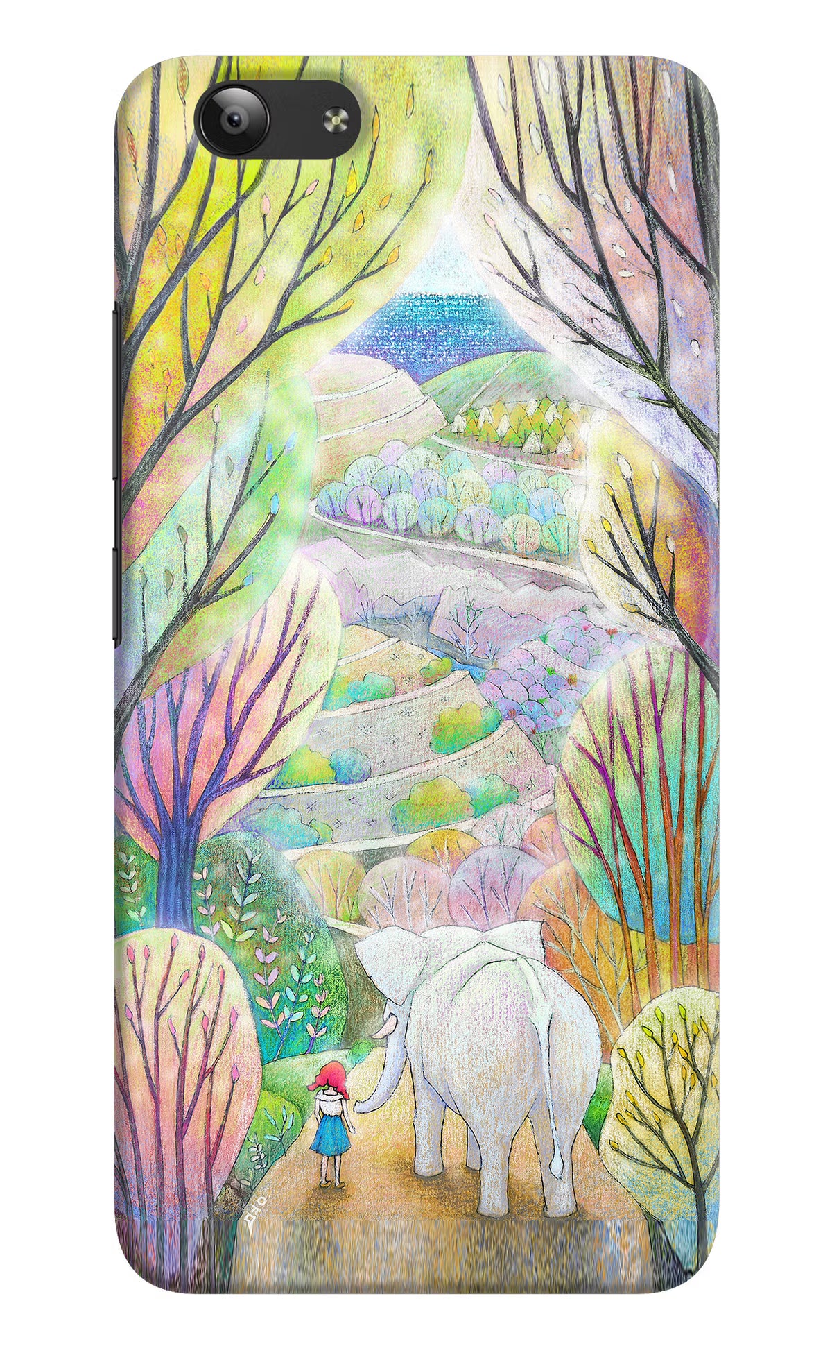 Nature Painting Vivo Y53 Hard Case Back Cover by Casekaro