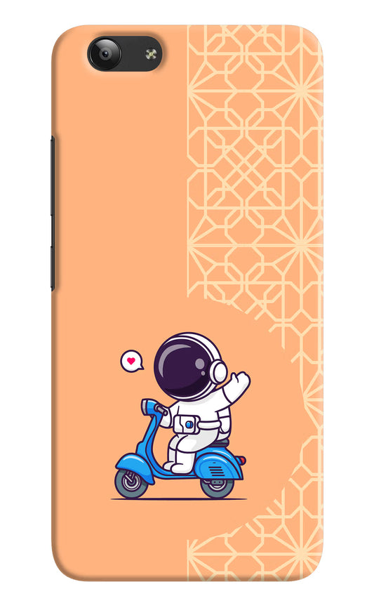 Cute Astronaut Riding Vivo Y53 Hard Case Back Cover by Casekaro