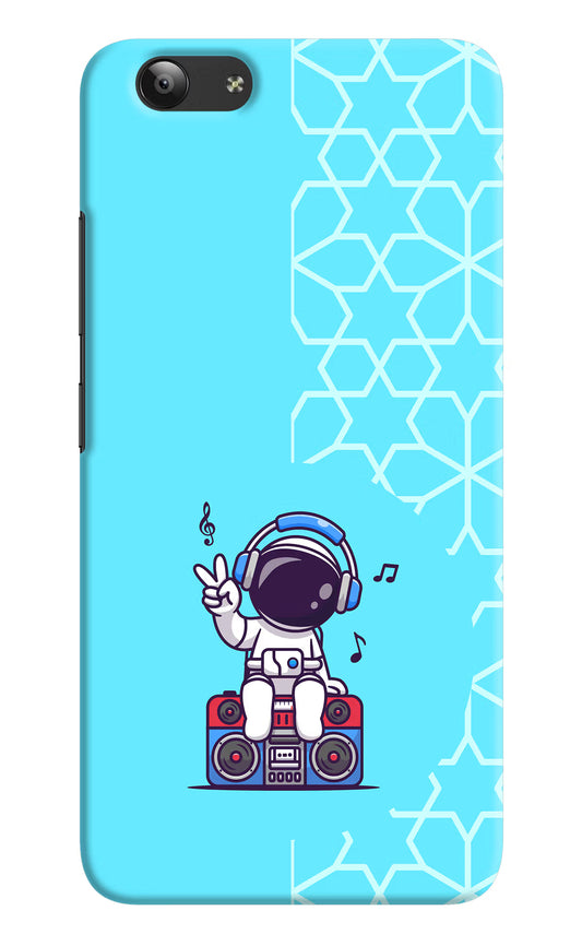 Cute Astronaut Chilling Vivo Y53 Hard Case Back Cover by Casekaro