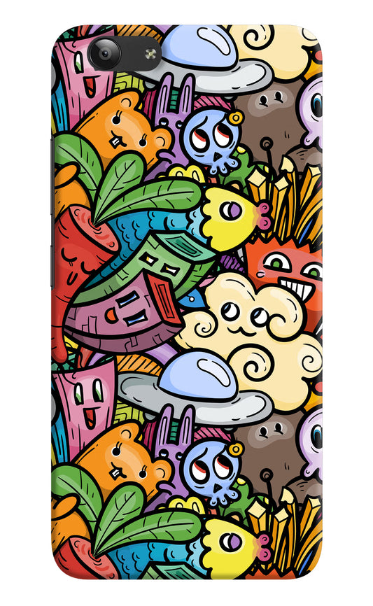 Veggie Doodle Vivo Y53 Hard Case Back Cover by Casekaro