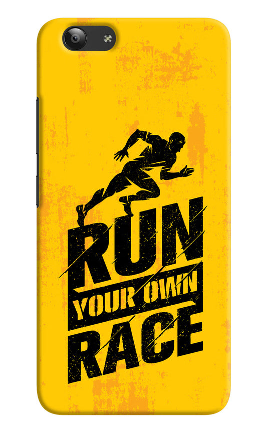 Run Your Own Race Vivo Y53 Hard Case Back Cover by Casekaro