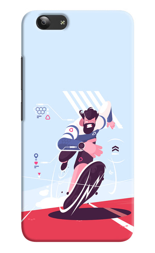 Run Pro Vivo Y53 Hard Case Back Cover by Casekaro