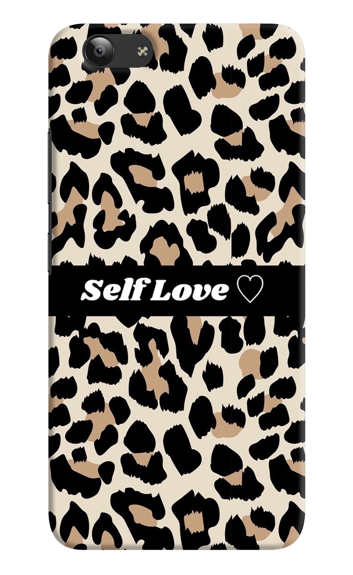 Leopard Print Self Love Vivo Y53 Back Cover