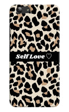 Leopard Print Self Love Vivo Y53 Hard Case Back Cover by Casekaro