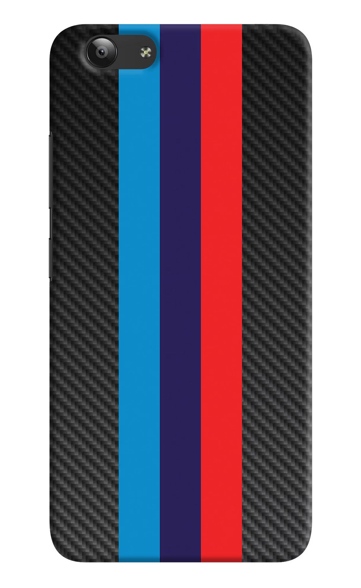 BMW Stripes Pattern Vivo Y53 Hard Case Back Cover by Casekaro