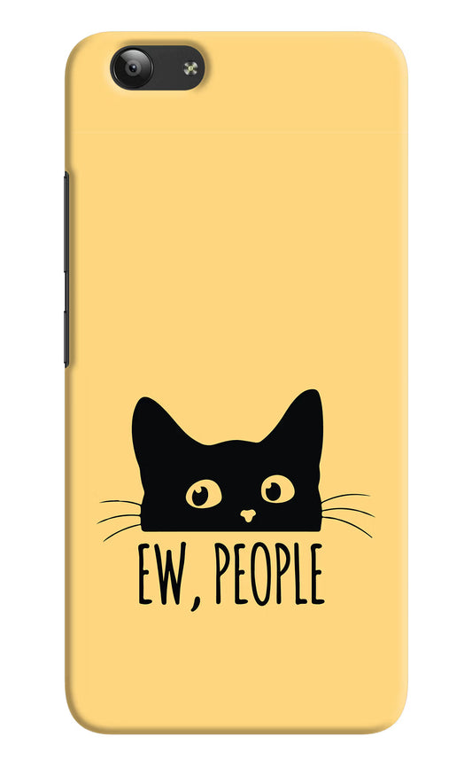 Ew People Catitude Vivo Y53 Hard Case Back Cover by Casekaro