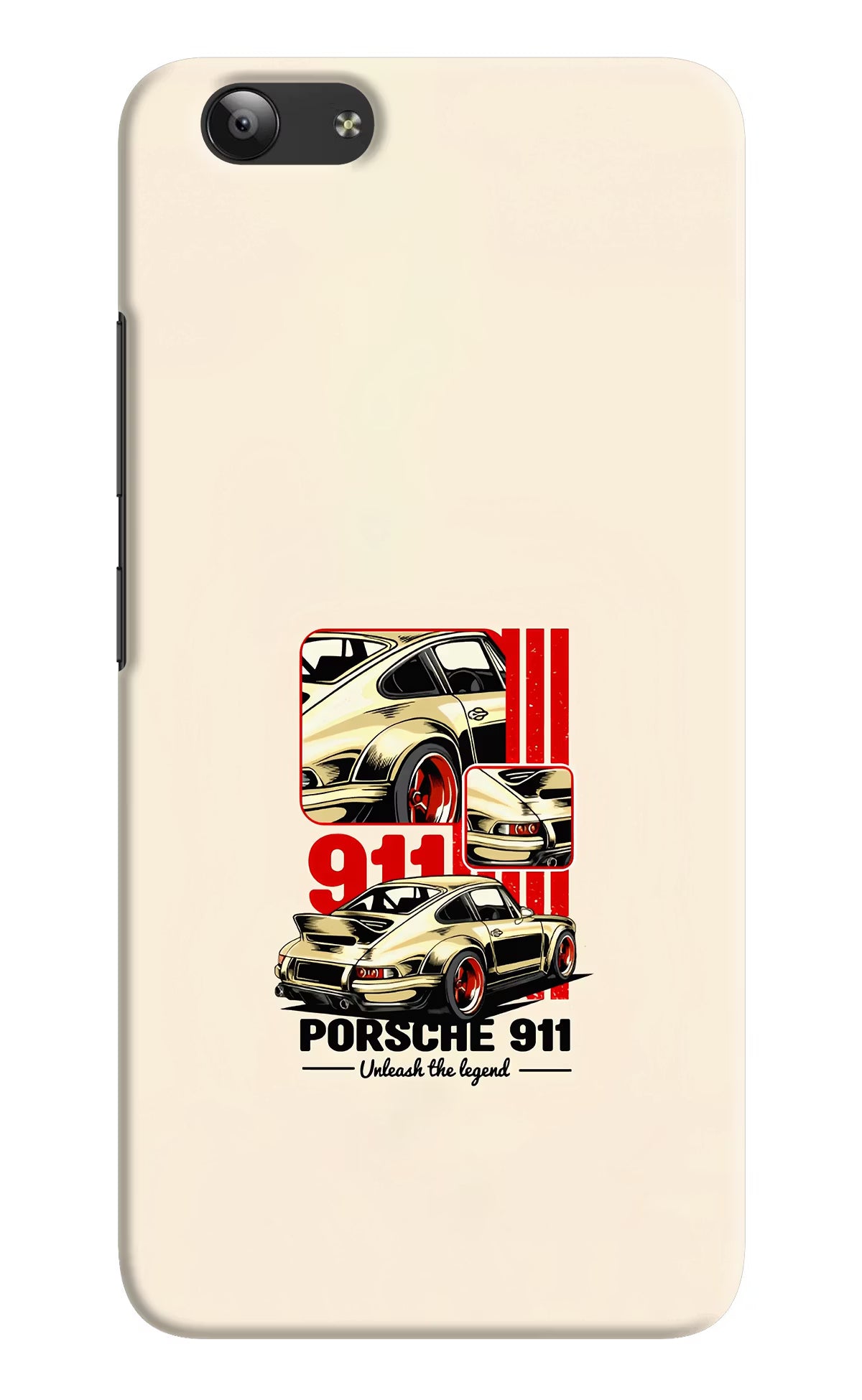 Classic Porsche 911 Vivo Y53 Hard Case Back Cover by Casekaro