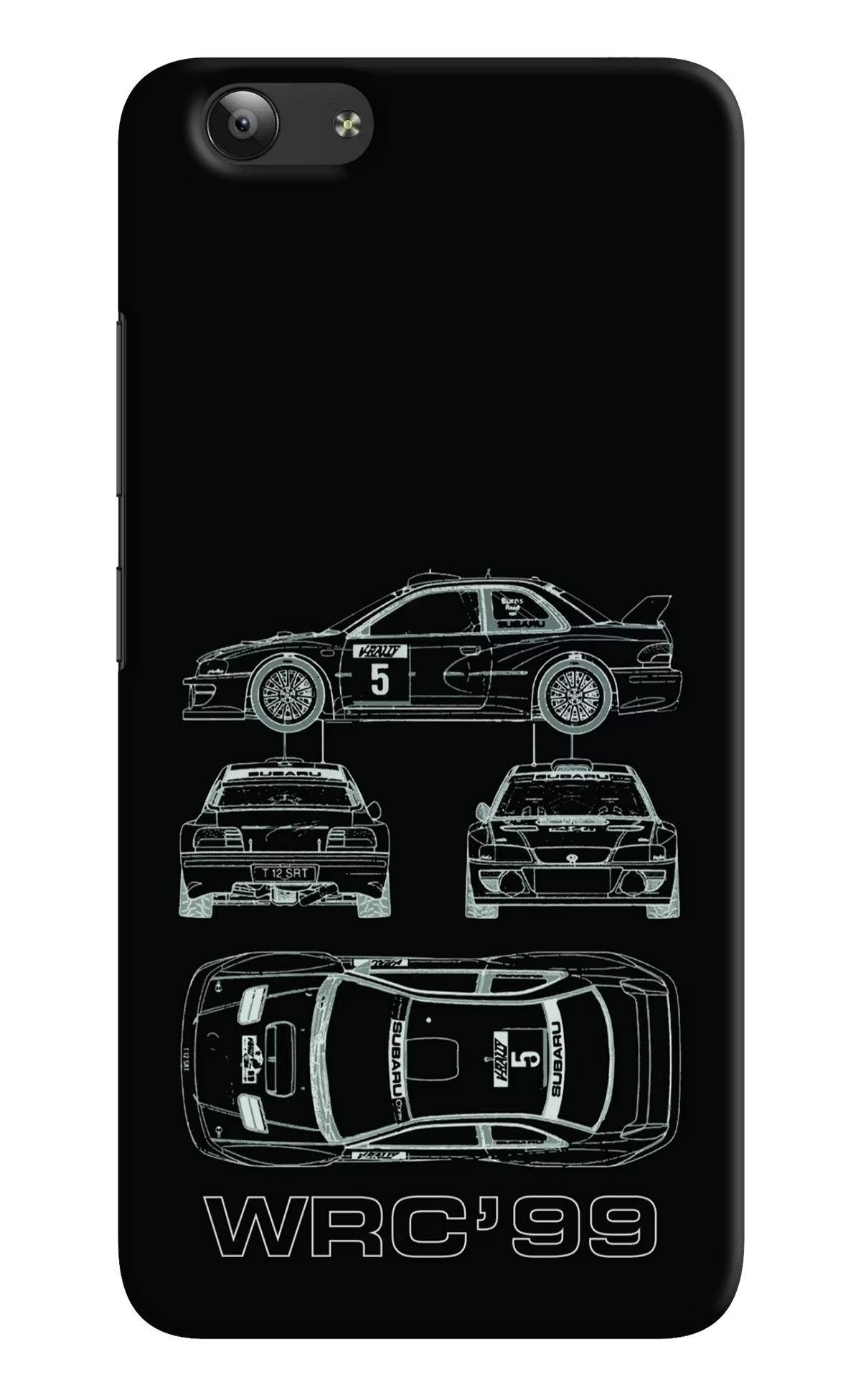 WRC'99 Vivo Y53 Hard Case Back Cover by Casekaro