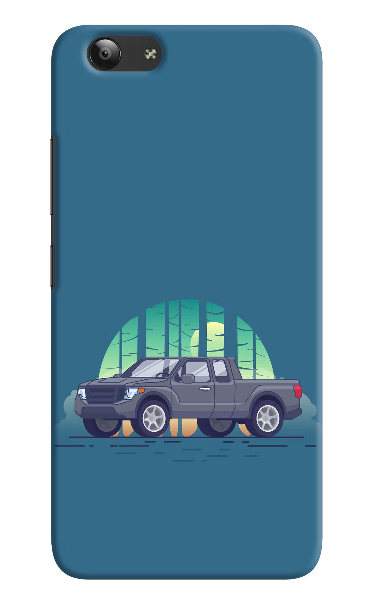 Retro Garage Vibe Vivo Y53 Hard Case Back Cover by Casekaro