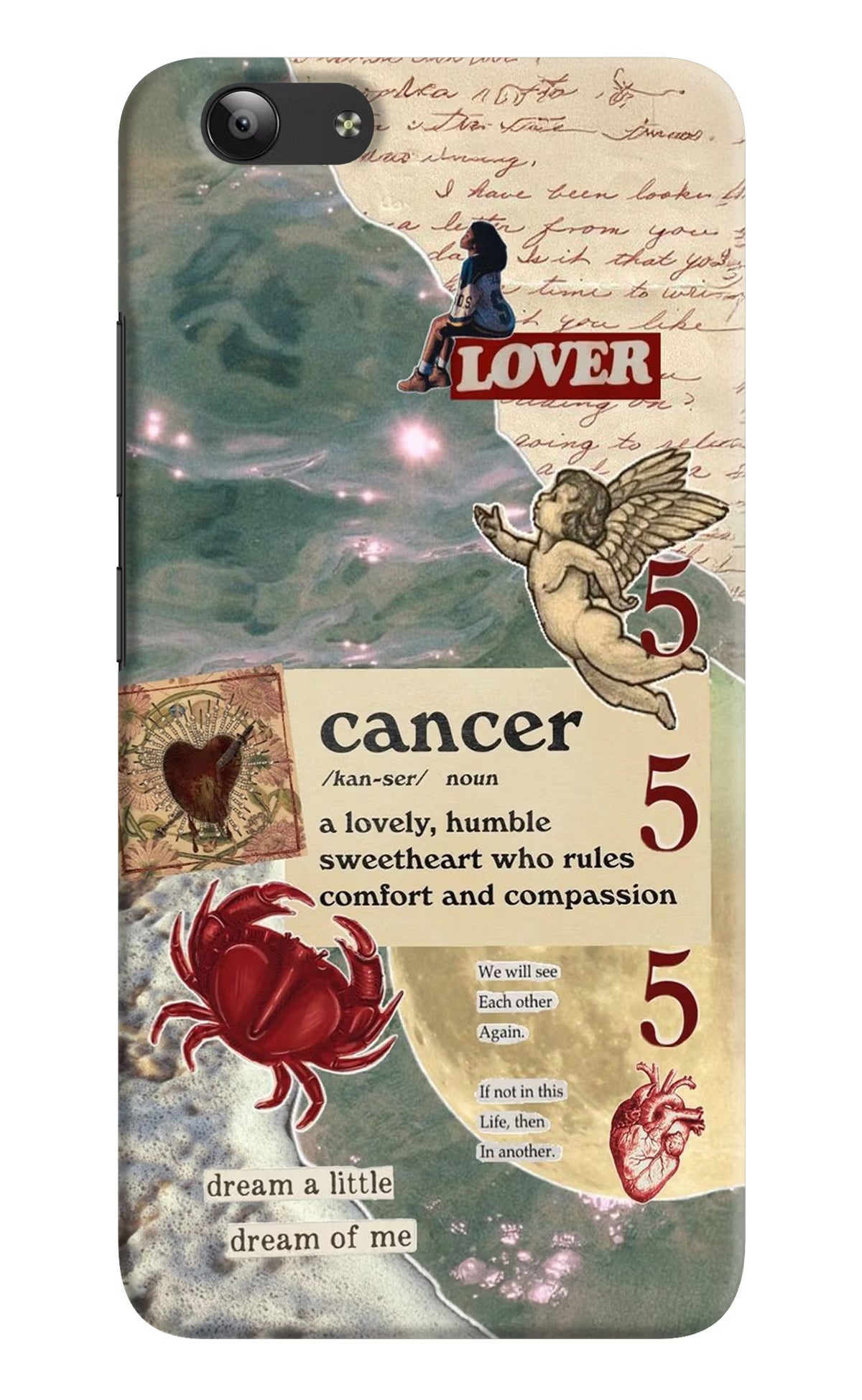 Cancer Zodiac Vivo Y53 Hard Case Back Cover by Casekaro