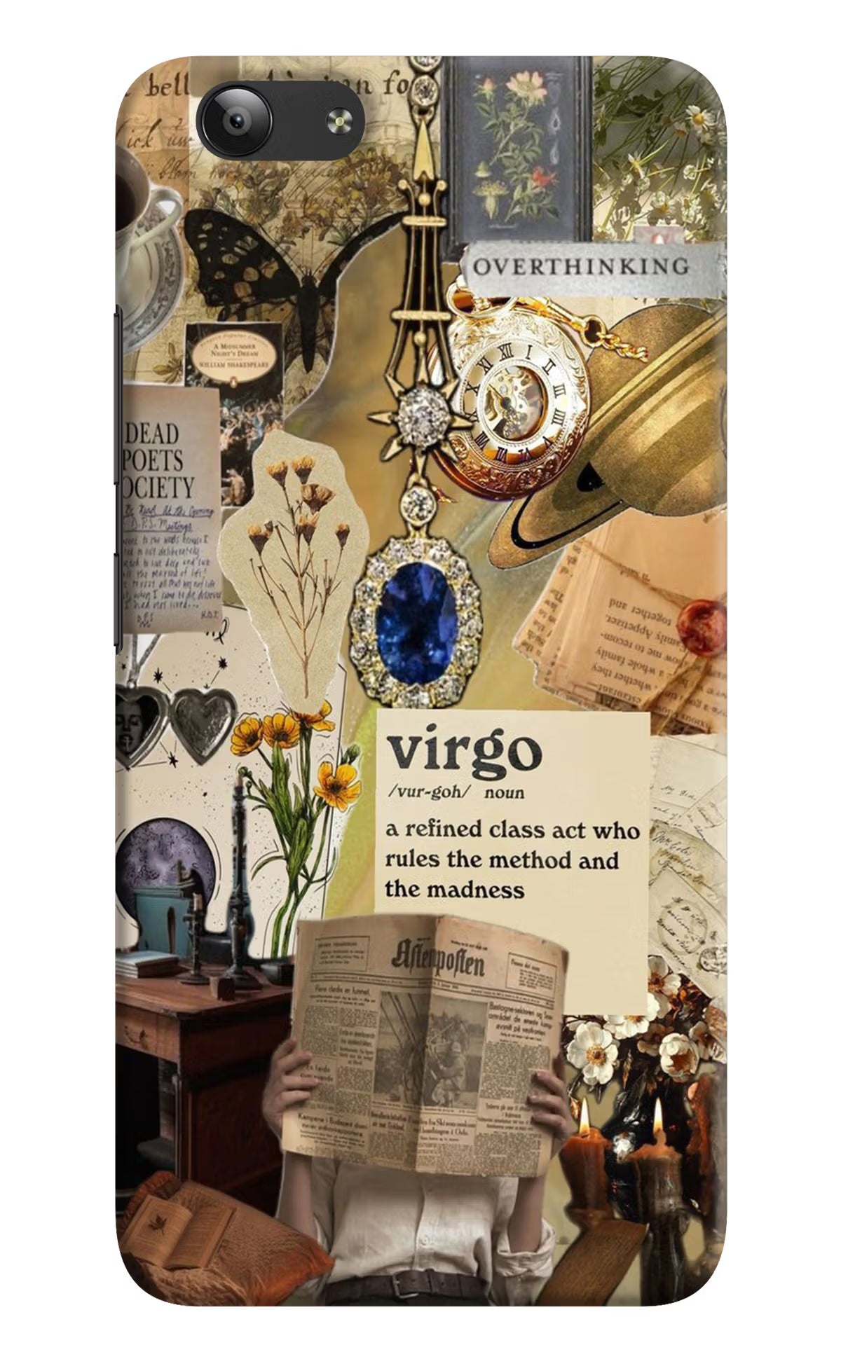 Virgo Zodiac Vivo Y53 Hard Case Back Cover by Casekaro