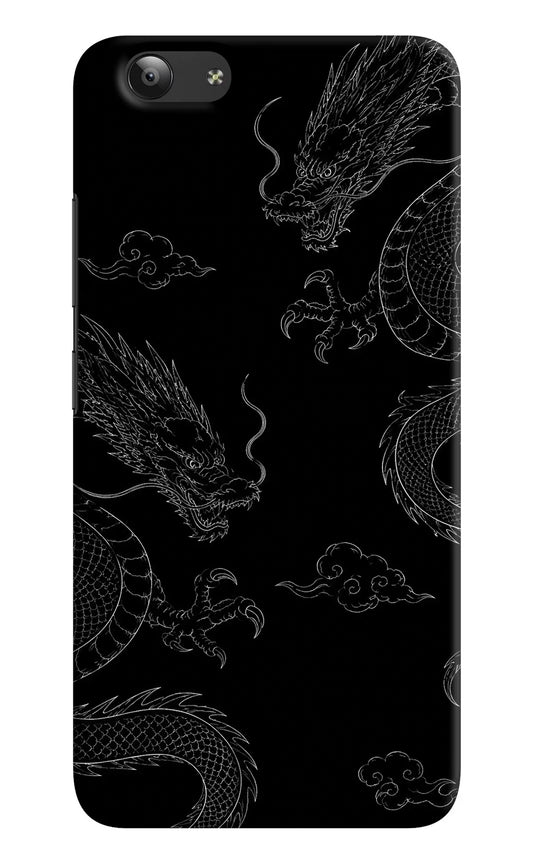 Twin Dragons Vivo Y53 Hard Case Back Cover by Casekaro