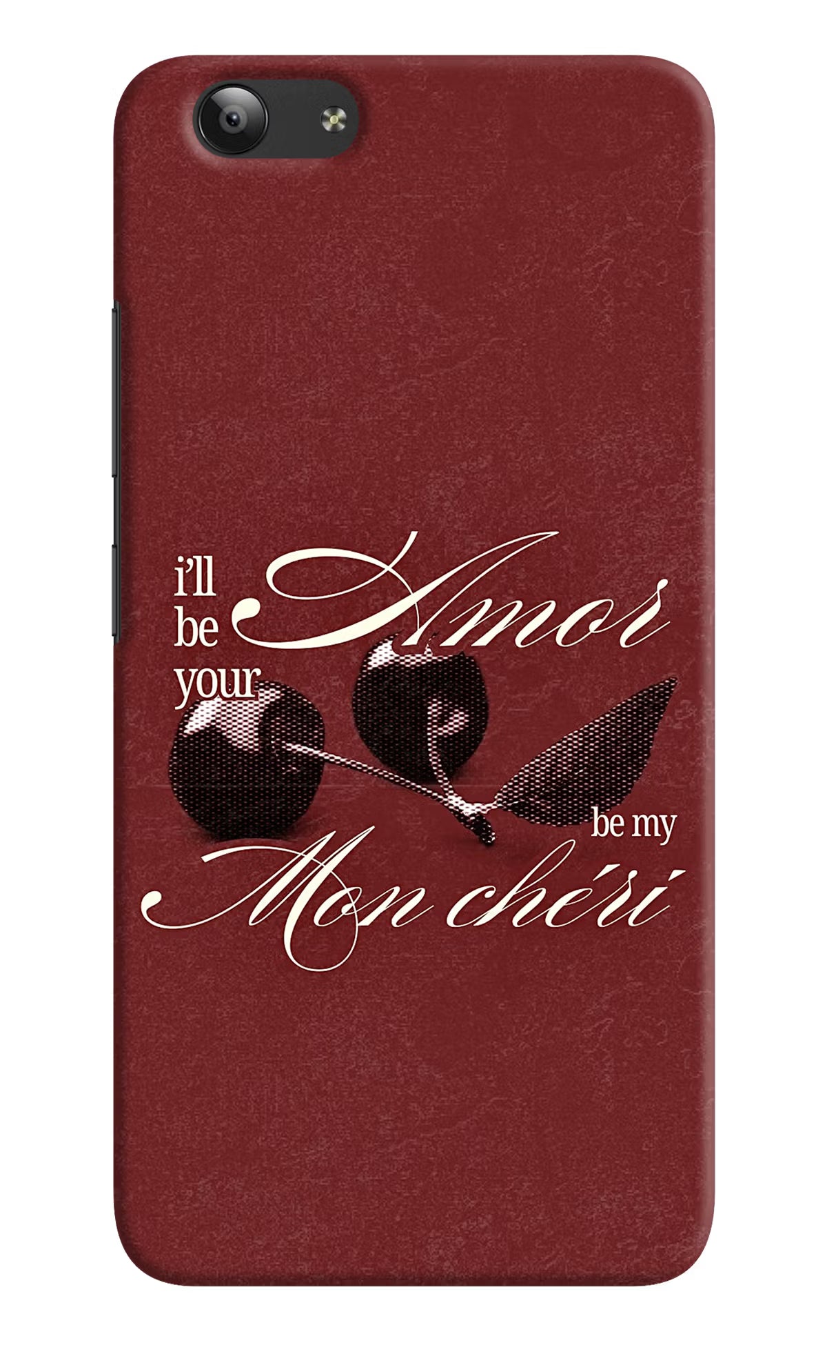 Velvet Cherry Vivo Y53 Back Cover