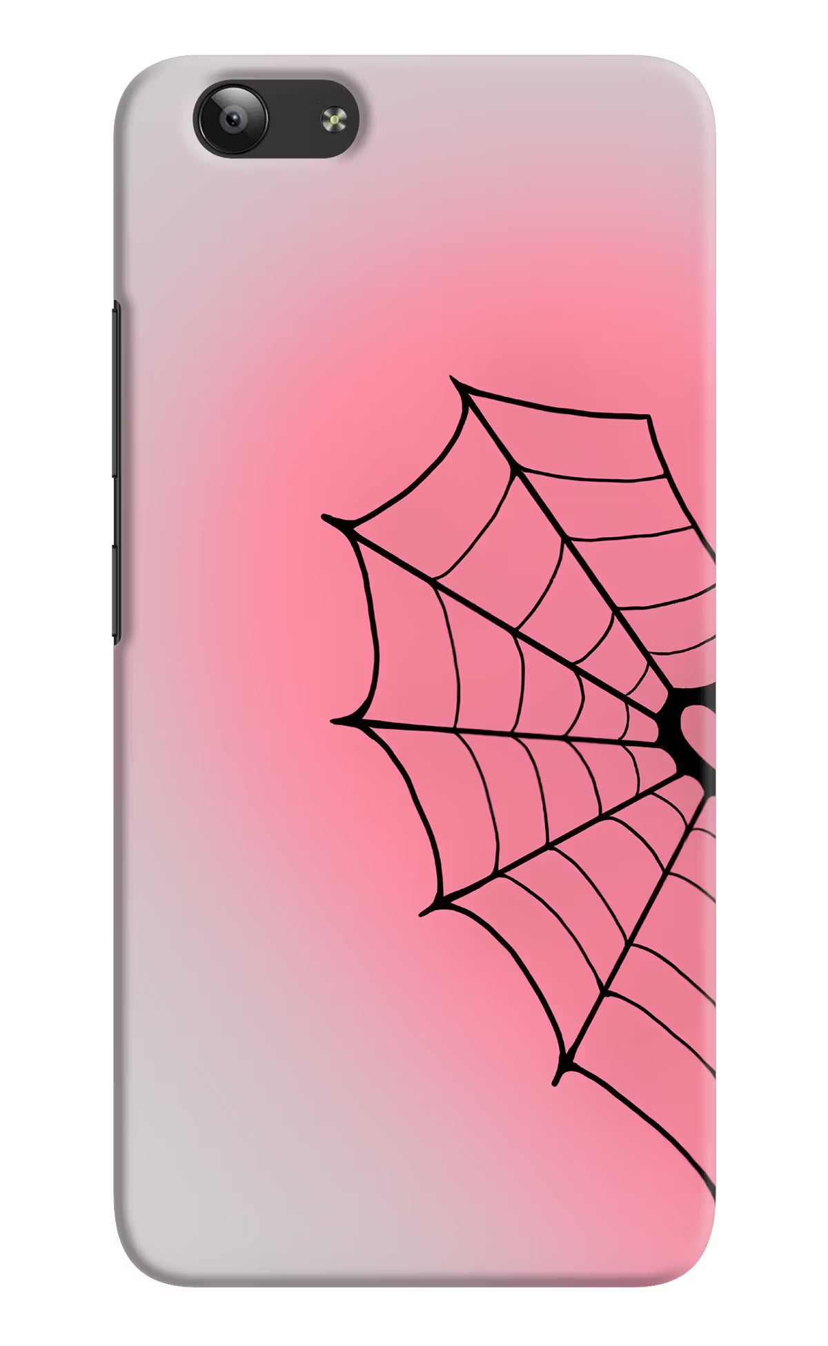 Pink Web Vivo Y53 Back Cover