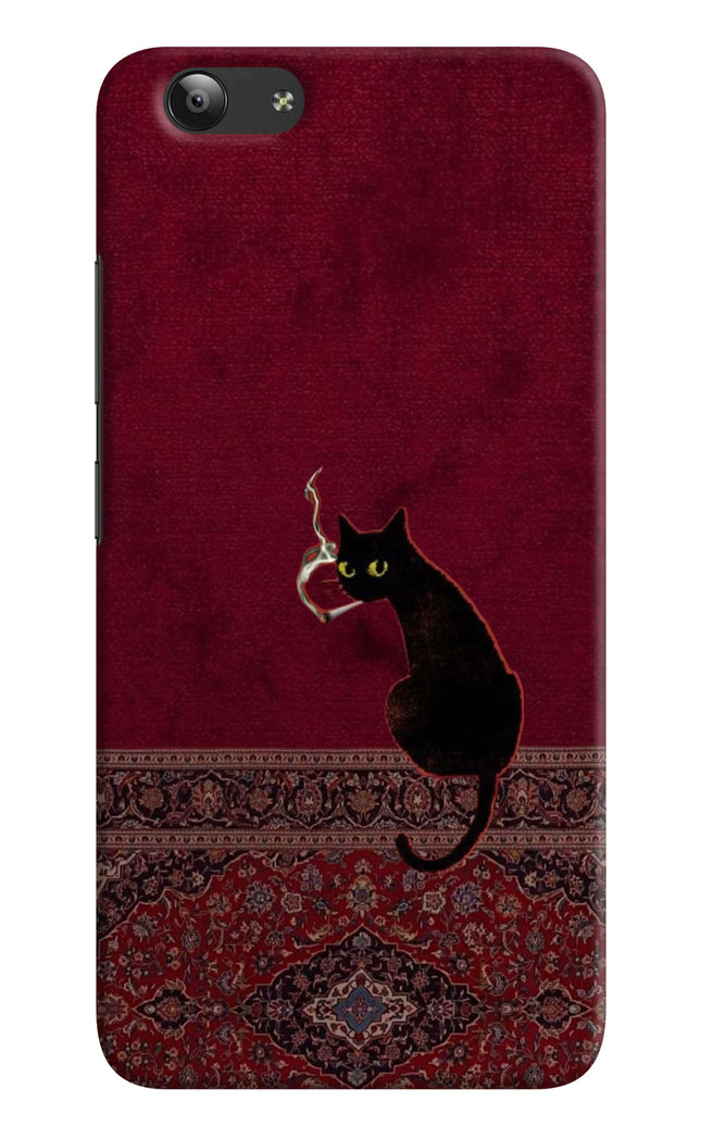 Midnight Cat Vivo Y53 Hard Case Back Cover by Casekaro