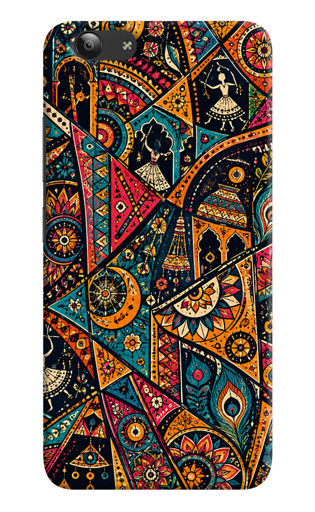 Folk Print Vivo Y53 Hard Case Back Cover by Casekaro