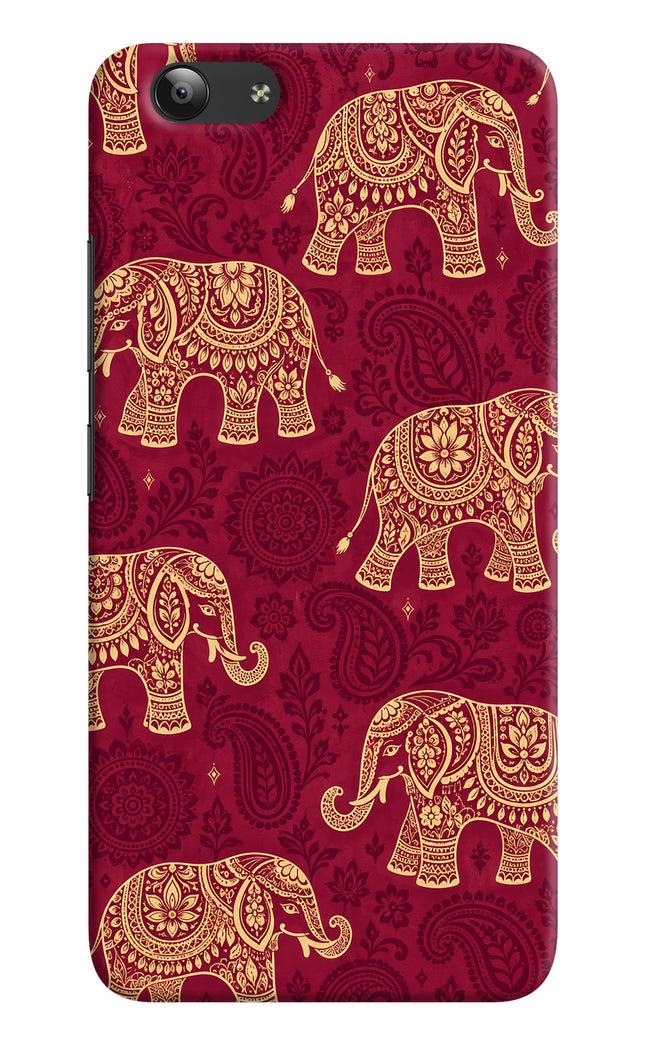 Maroon Elephant Vivo Y53 Hard Case Back Cover by Casekaro