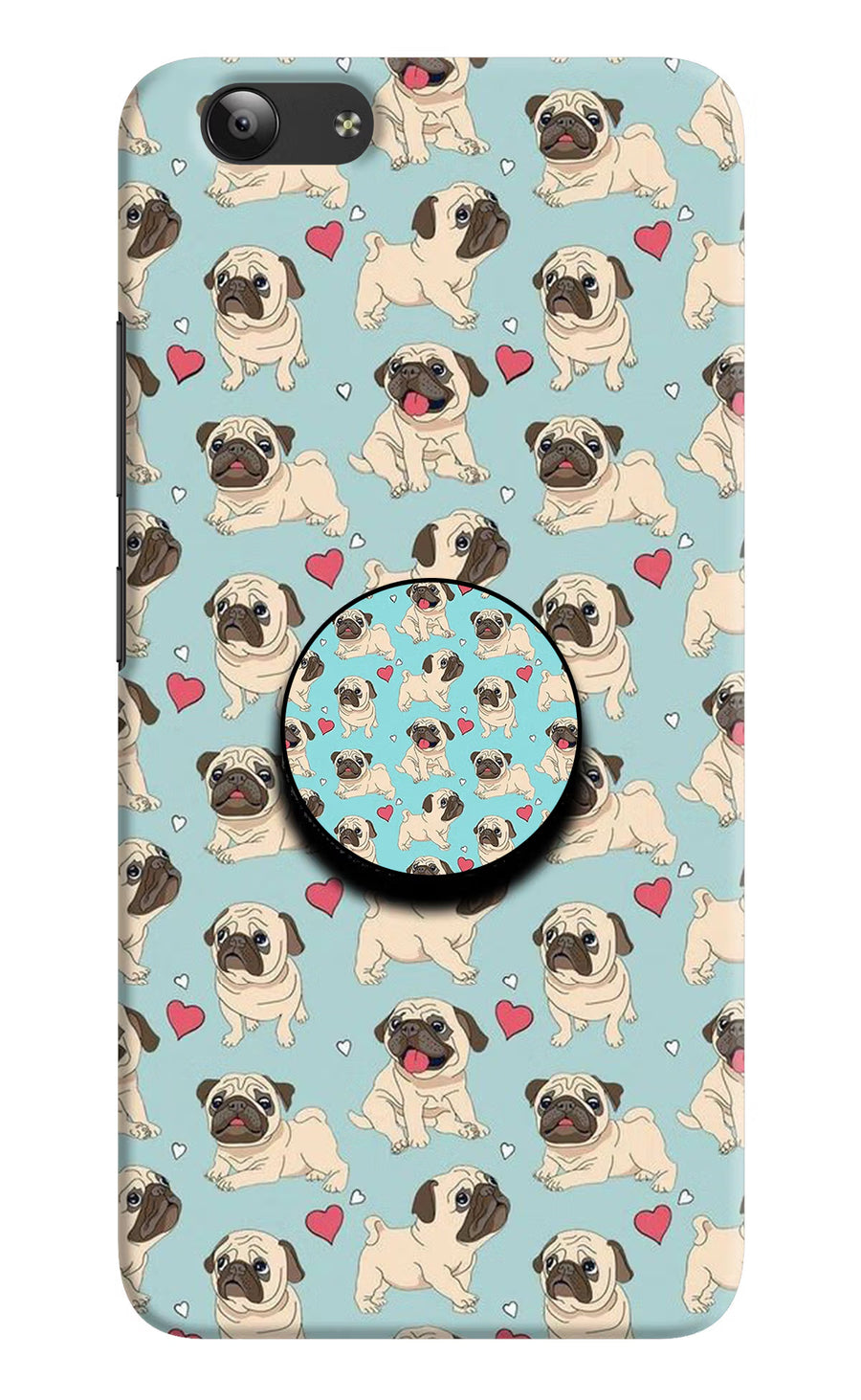 Pug Dog Vivo Y53 Pop Case, Hard case