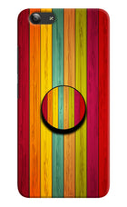 Multicolor Wooden Vivo Y53 Pop Case by Casekaro