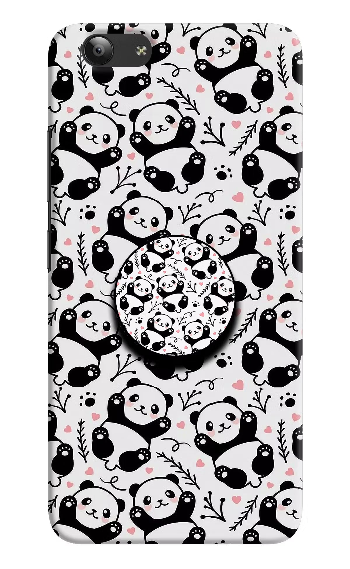 Cute Panda Vivo Y53 Pop Case by Casekaro