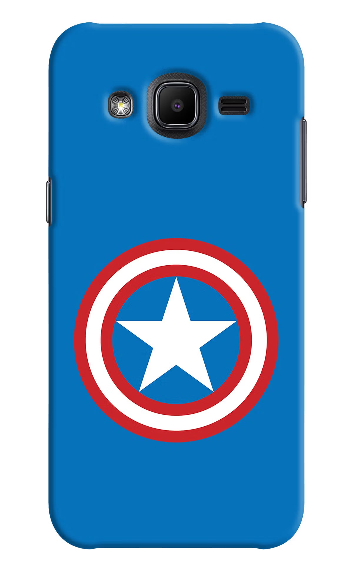 Captain America Logo Samsung J2 2017 Hard Case Back Cover by Casekaro