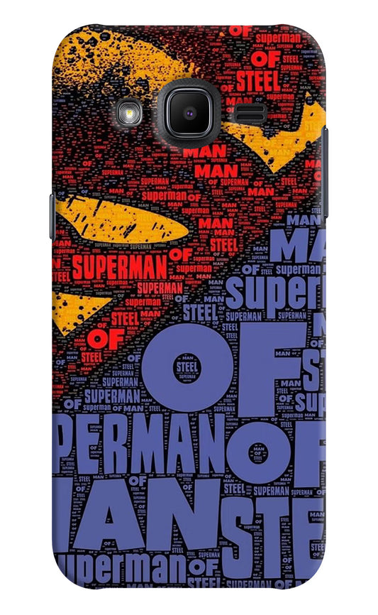 Superman Samsung J2 2017 Hard Case Back Cover by Casekaro