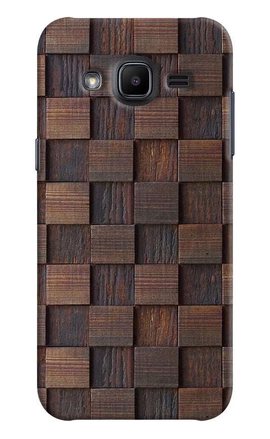 Wooden Cube Design Samsung J2 2017 Hard Case Back Cover by Casekaro