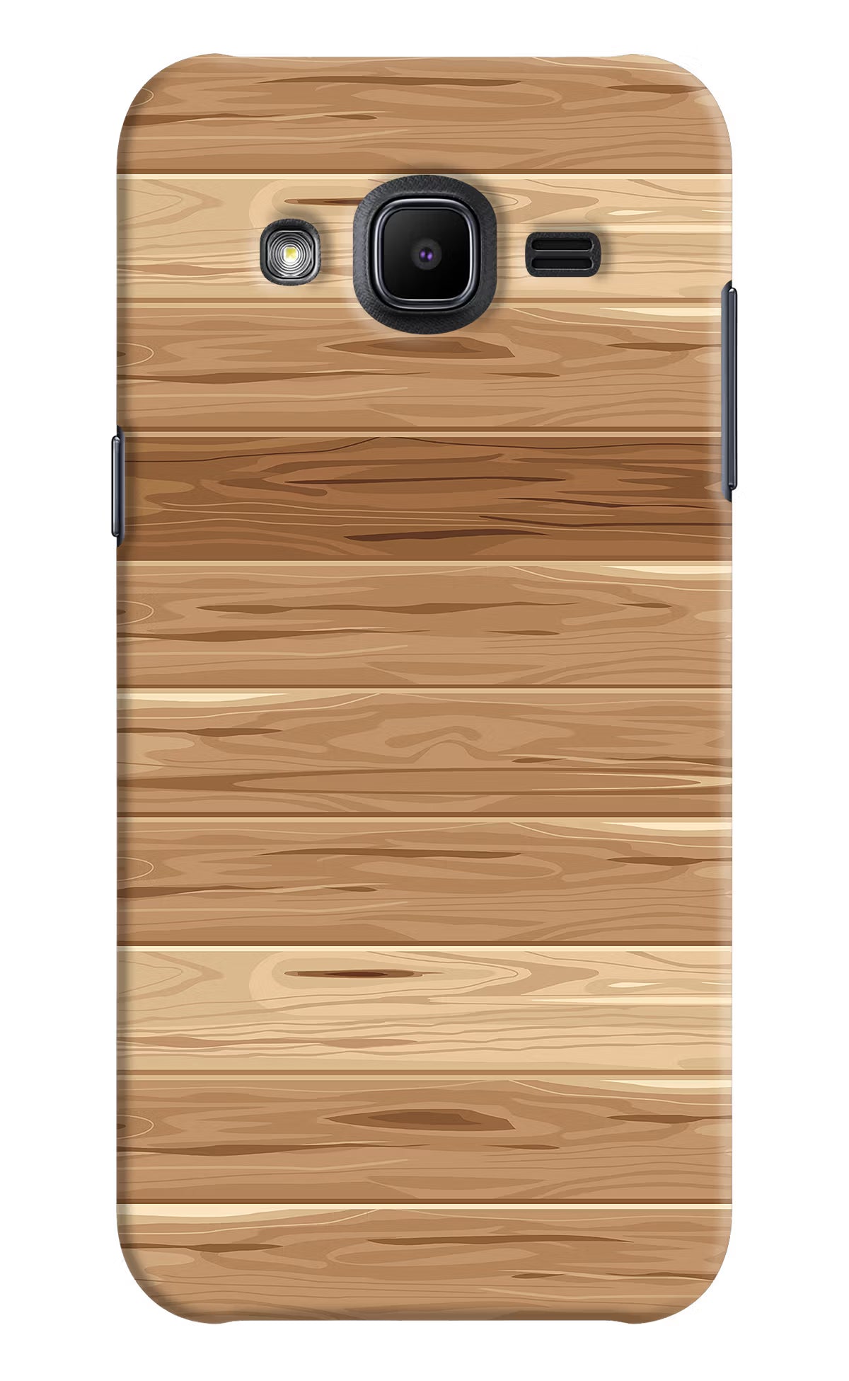 Wooden Vector Samsung J2 2017 Hard Case Back Cover by Casekaro