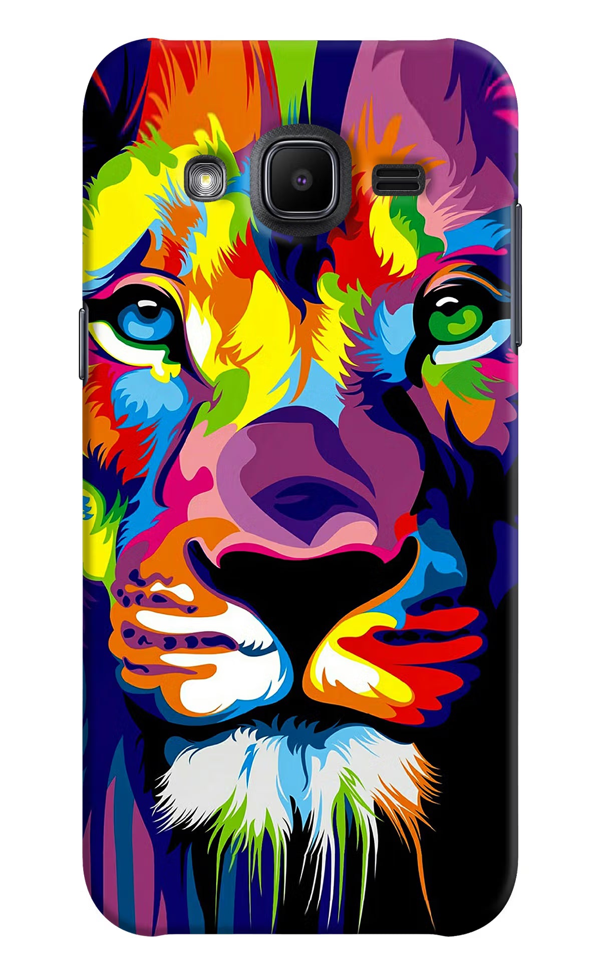 Lion Samsung J2 2017 Hard Case Back Cover by Casekaro
