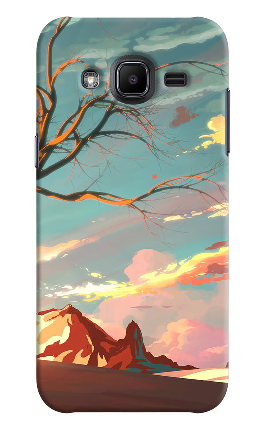 Scenery Samsung J2 2017 Hard Case Back Cover by Casekaro