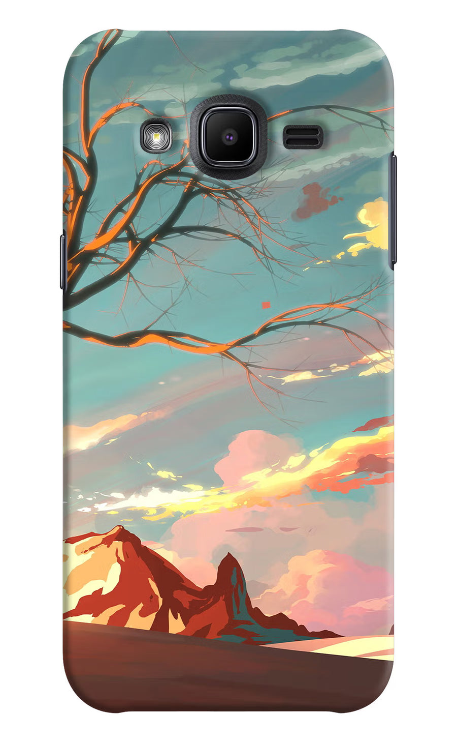 Scenery Samsung J2 2017 Back Cover, Hard case