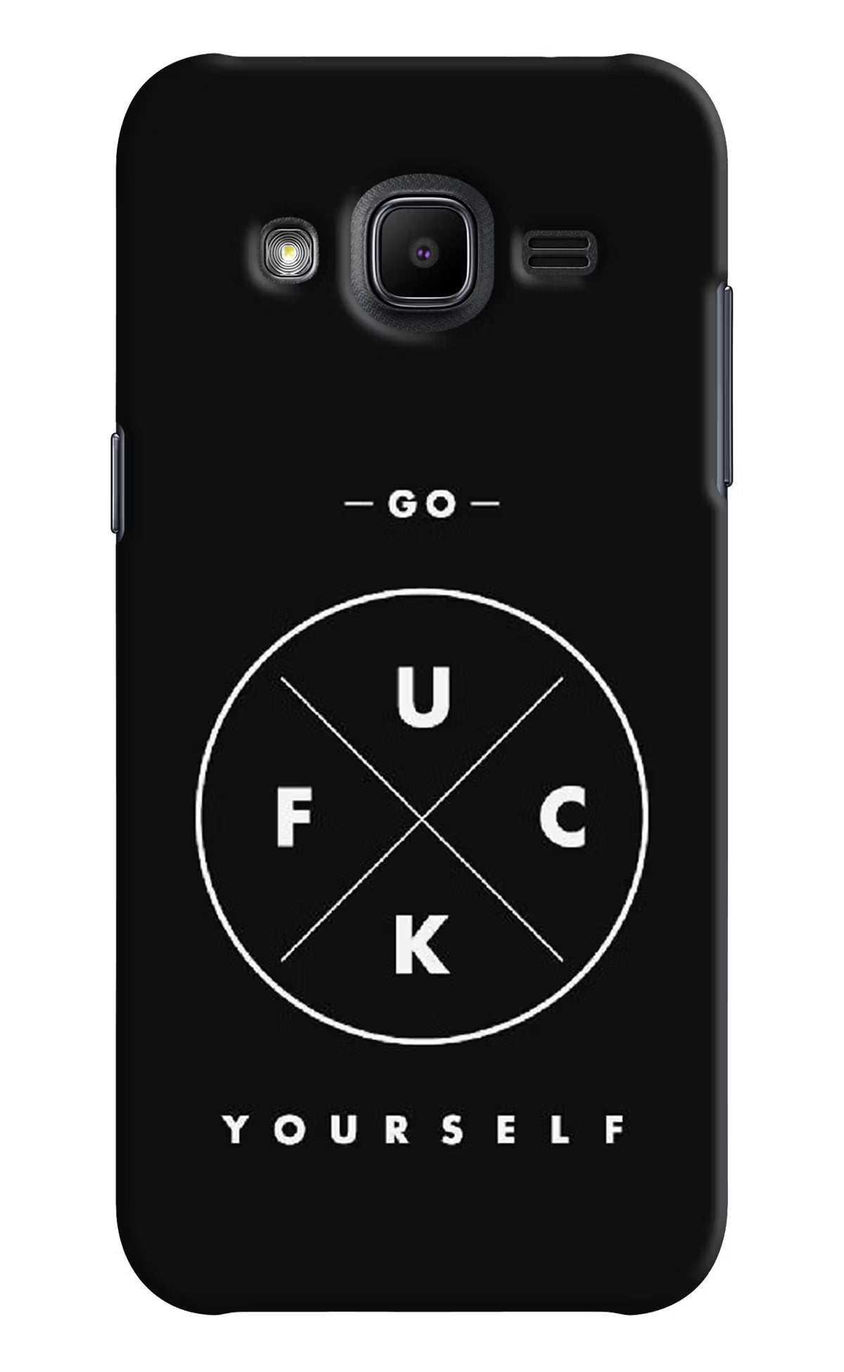 Go Fuck Yourself Samsung J2 2017 Hard Case Back Cover by Casekaro