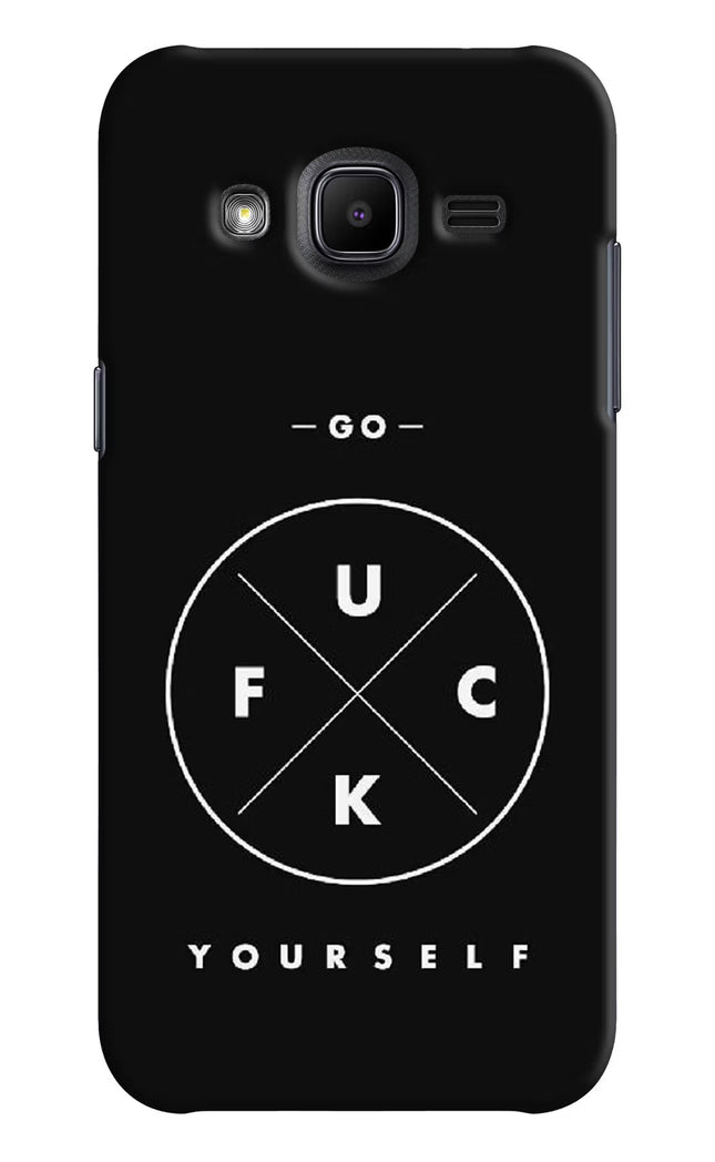 Go Fuck Yourself Samsung J2 2017 Hard Case Back Cover by Casekaro