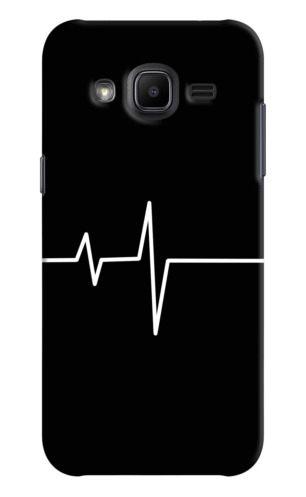 Heart Beats Samsung J2 2017 Hard Case Back Cover by Casekaro
