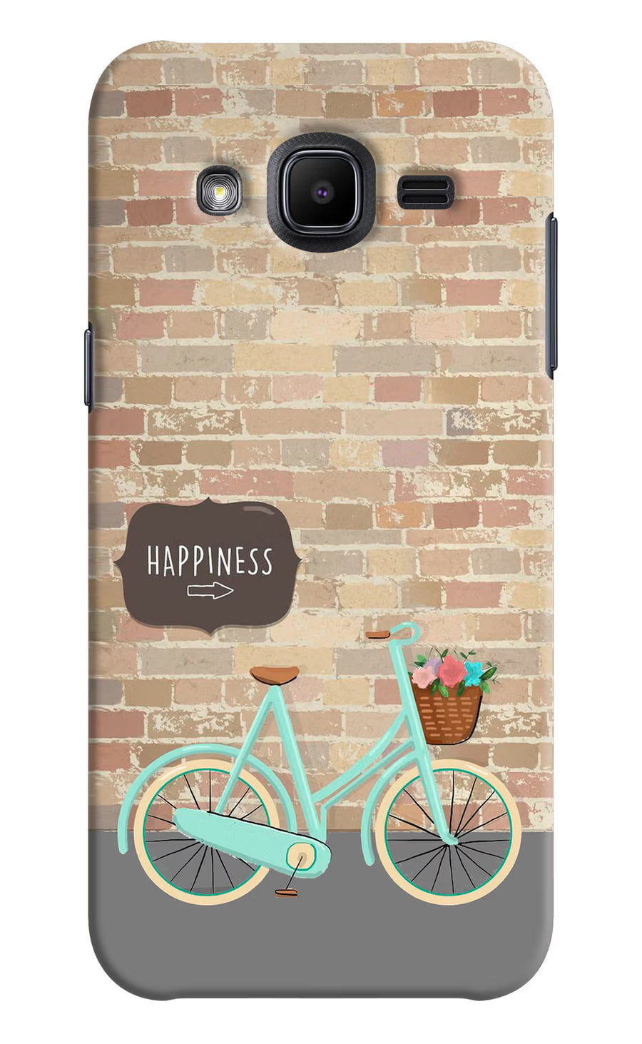 Happiness Artwork Samsung J2 2017 Back Cover, Hard case