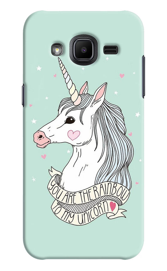 Unicorn Wallpaper Samsung J2 2017 Hard Case Back Cover by Casekaro