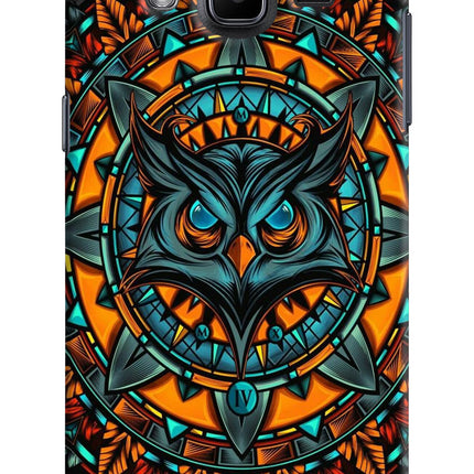 Angry Owl Art Samsung J2 2017 Hard Case Back Cover by Casekaro
